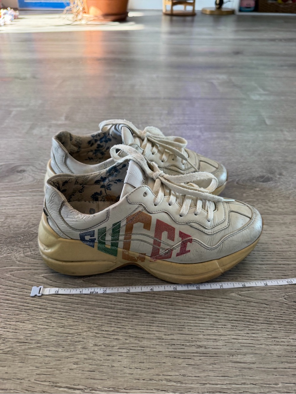 Women’s Gucci rylon glitter sneaker